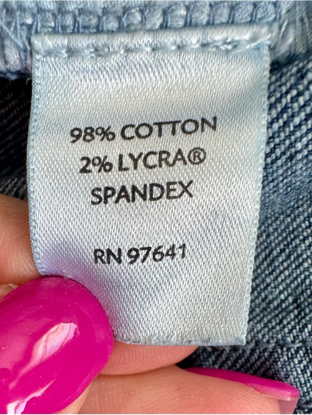 J Jill Authentic Fit Crop Midwash Blue Capri Jeans Size 10 - Picture 10 of 13